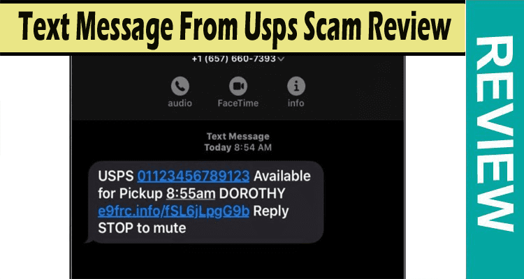 Text Message From Usps Scam Review